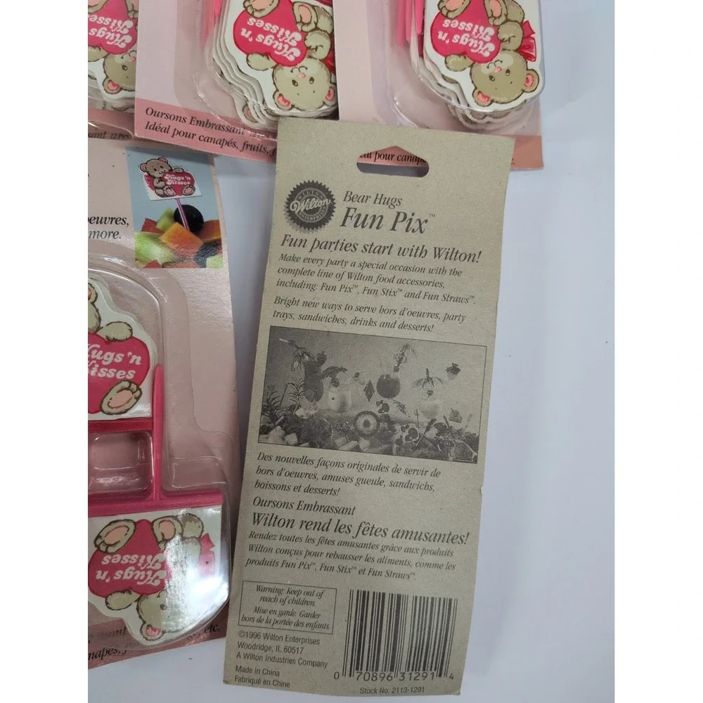 VTG NEW LOT30🩷Wilton Hearts Valentines Cookie Stamp Decor Stencil Cottage Baker